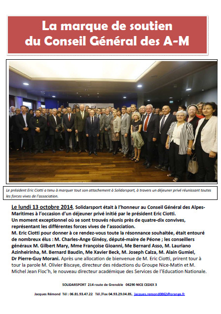 repas partenaires 13-10-2014