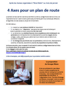 Read more about the article 4 axes pour un plan de route