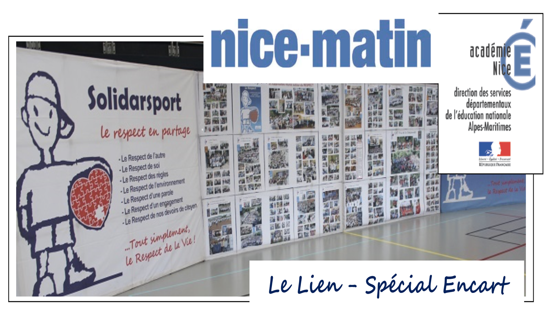Read more about the article Un Encart Spécial dans Nice-Matin