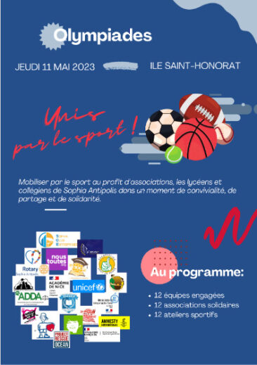 Affiche de des Olympiades Solidaires