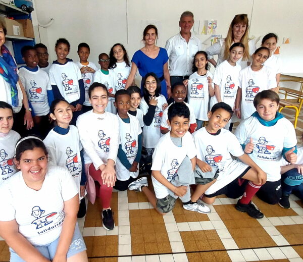 Camille AUDIBERT et les CM2A de l’école Jean Macé 2